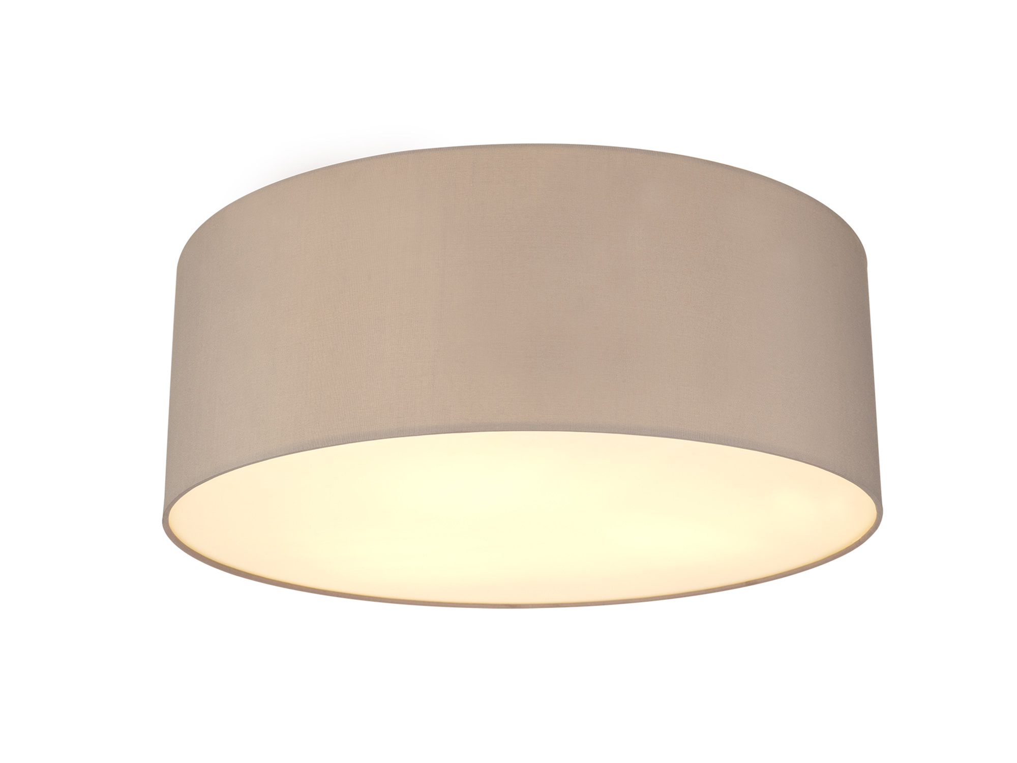 DK0608  Baymont 60cm Flush 3 Light Grey, Frosted Diffuser